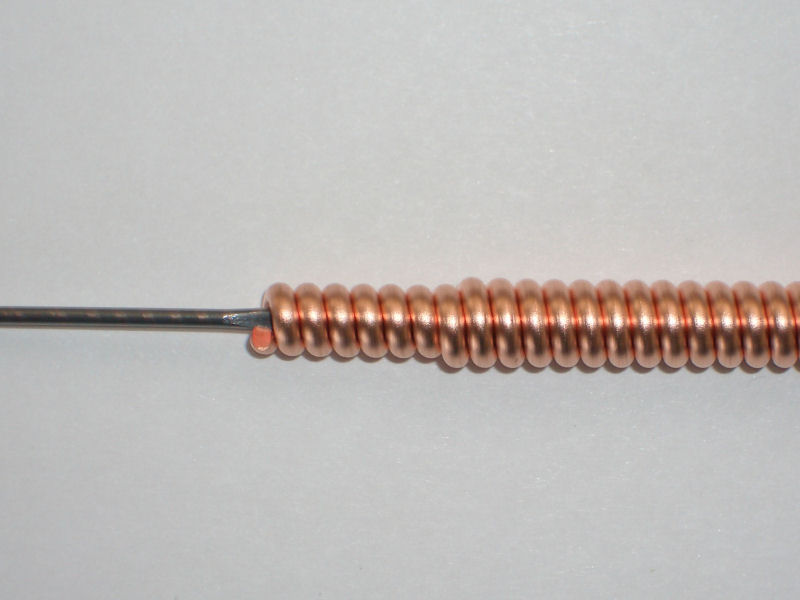 double wound string with a plain end